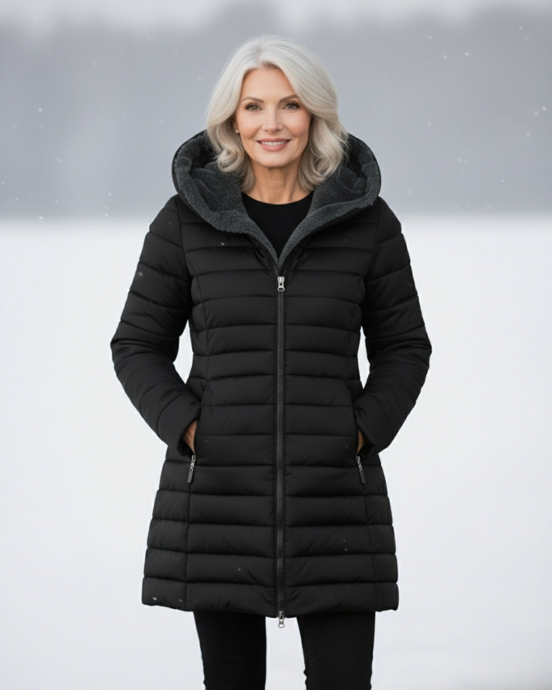 Carol | Fleece Lined Puffer Coat