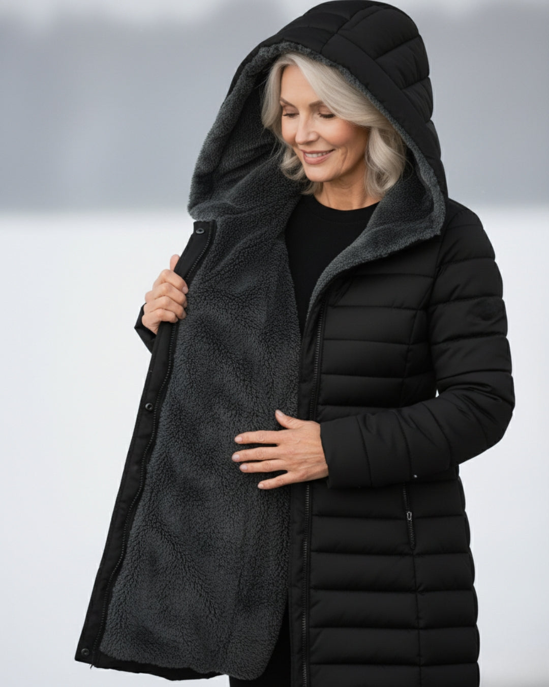 Nina | Fleece Lined Puffer Coat