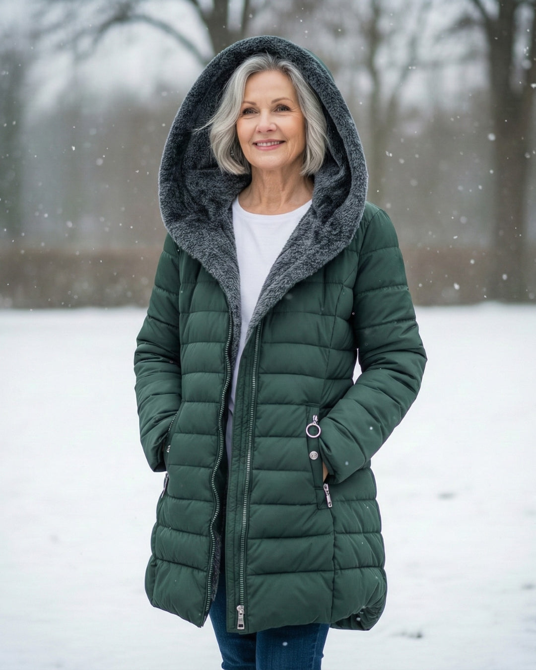 Eveloise | Fleece Lined Puffer Coat