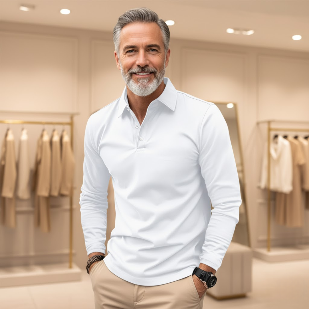 Dion™ | Casual Long-Sleeved Polo