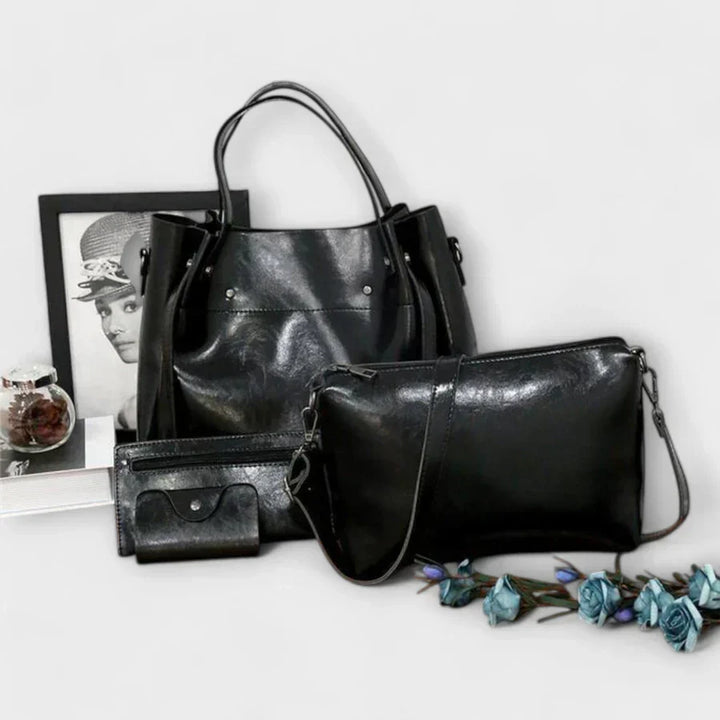 Olivia - 4-Piece Vintage Bag Set