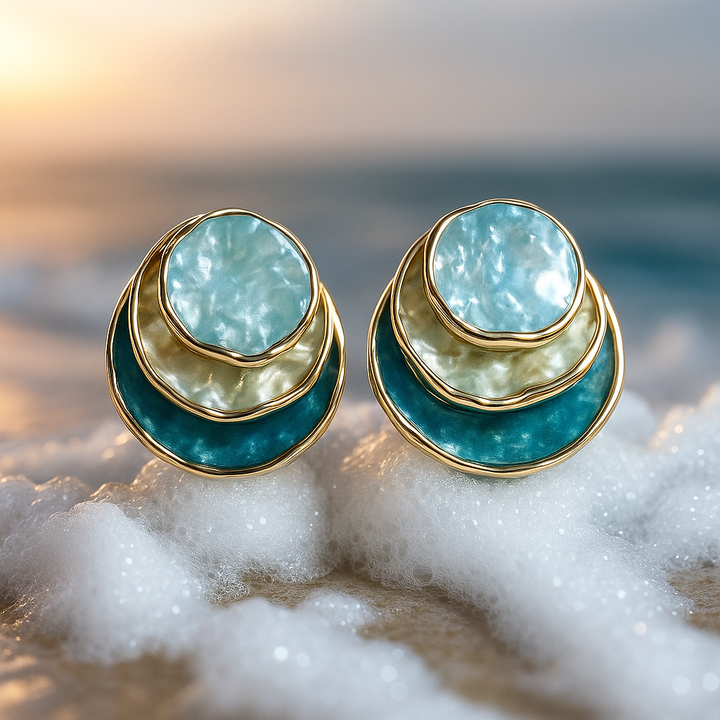 Tidal Layers: Coastal Drift Deltas