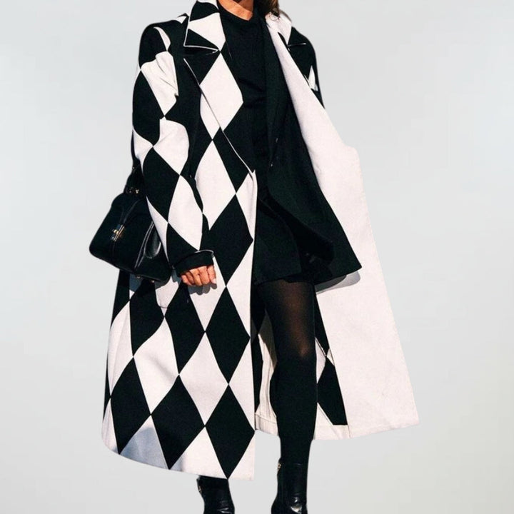 Nicky | Oversized Check Coat