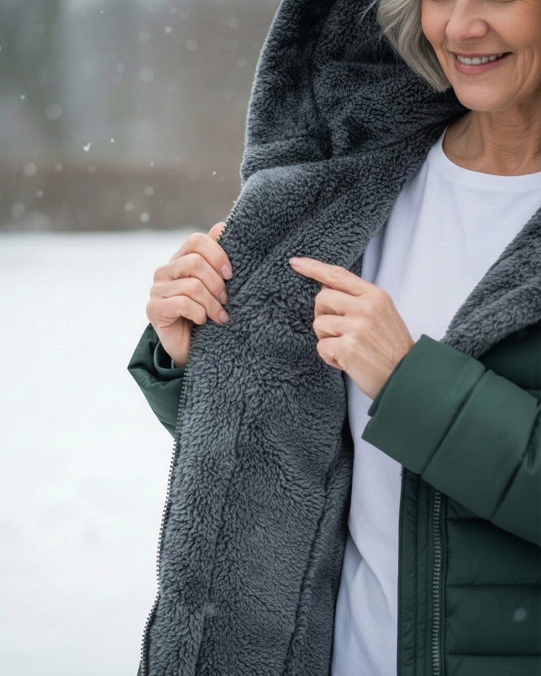 Camellia | Fleece Lined Puffer Coat