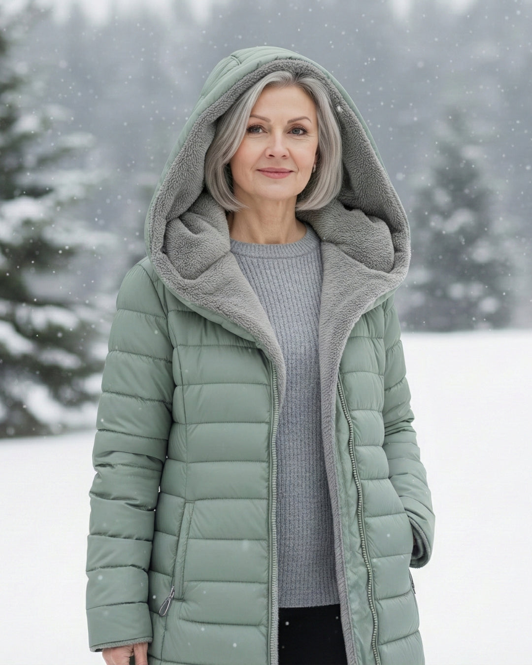 Carol | Fleece Lined Puffer Coat