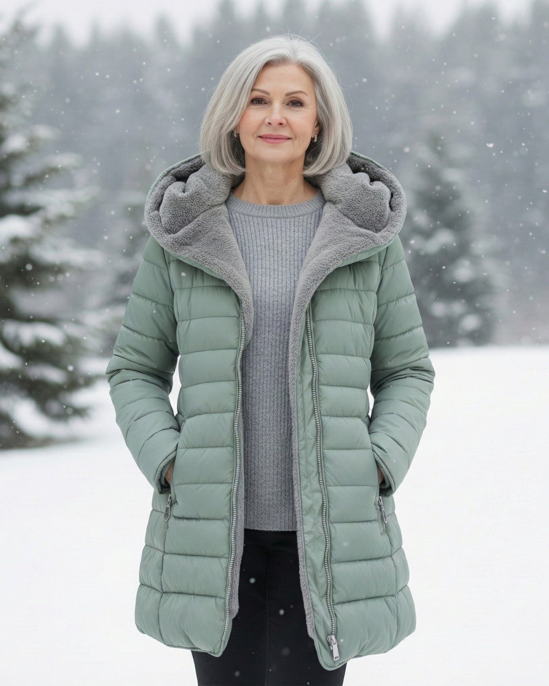 Nina | Fleece Lined Puffer Coat