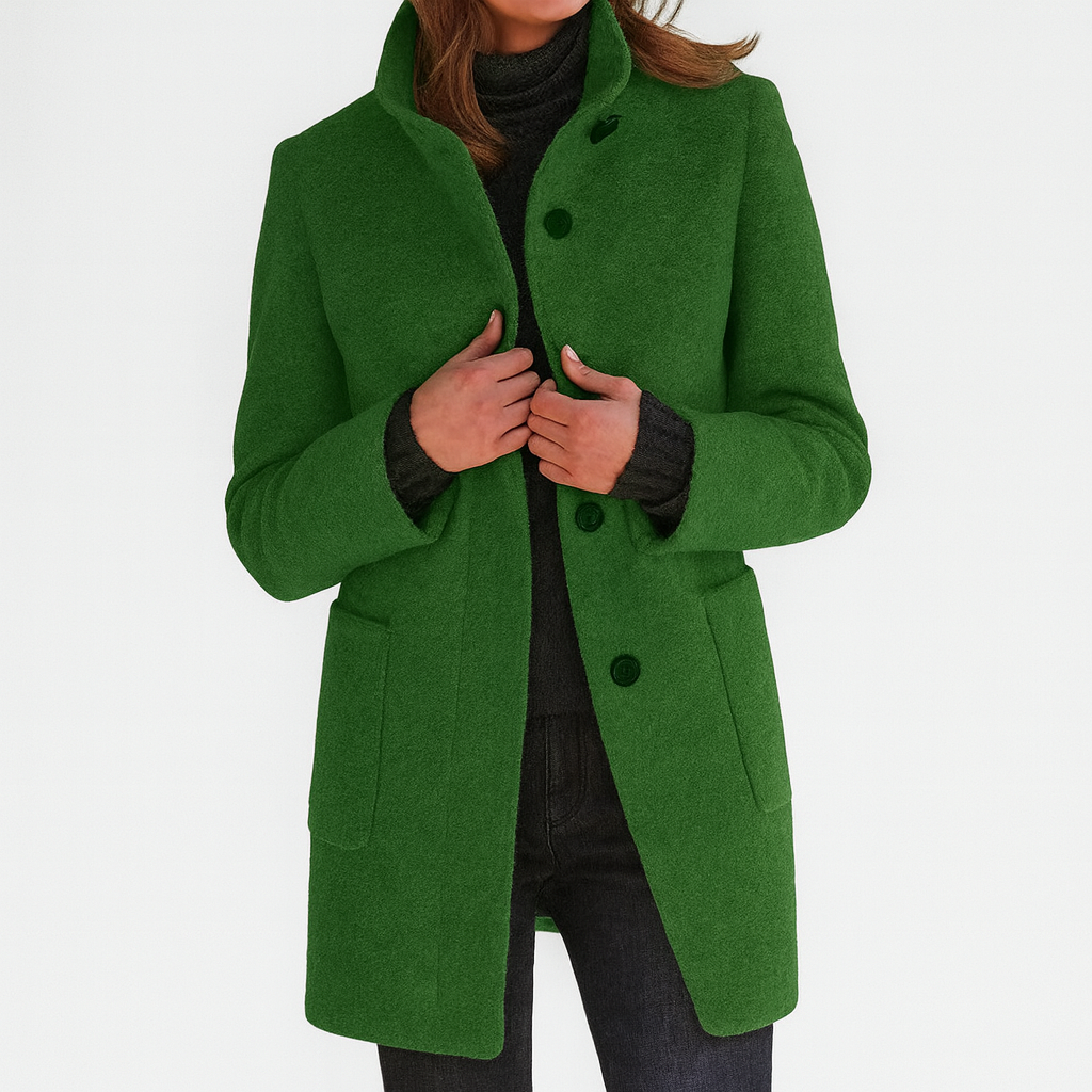 Anna | Elegant WinterCoat with High Collar