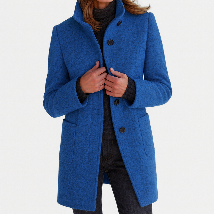 Anna | Elegant WinterCoat with High Collar