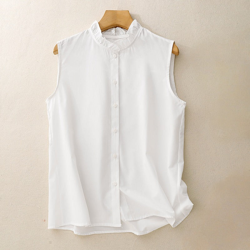 NANCY LINEN TOP