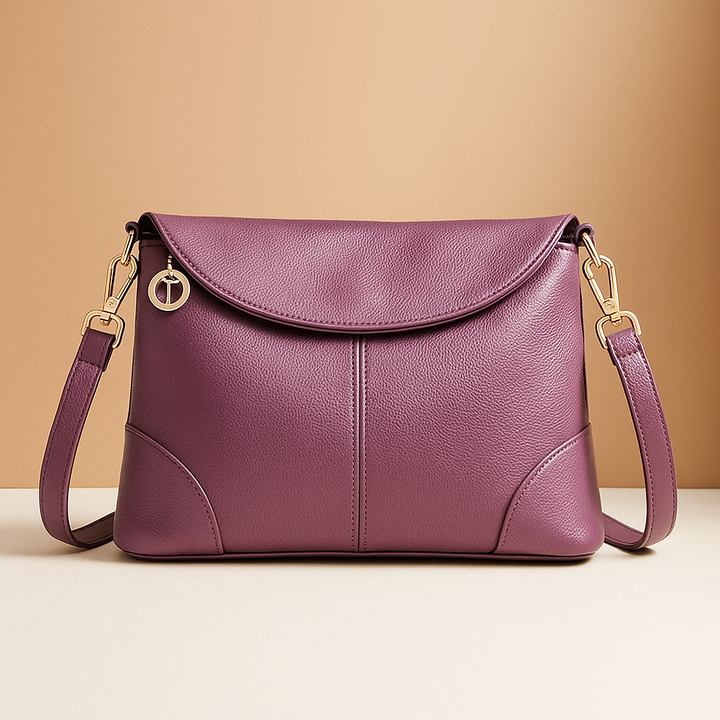 Anti-theft vegan leather crossbody bag for women | Amelia