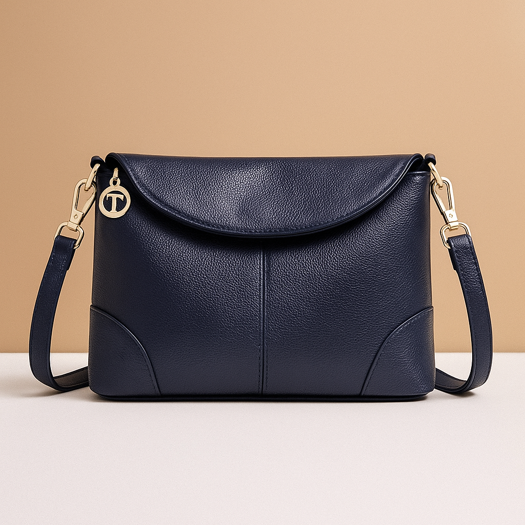 Anti-theft vegan leather crossbody bag for women | Amelia
