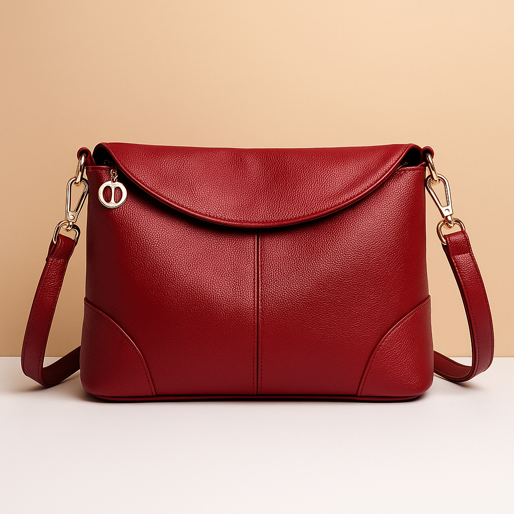 Anti-theft vegan leather crossbody bag for women | Amelia