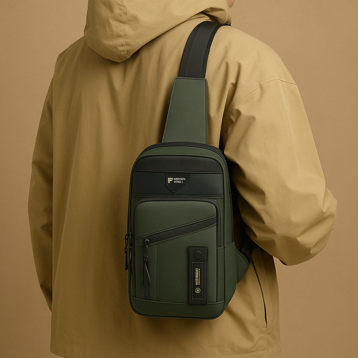 Large anti-theft messenger bag for men | Nathan