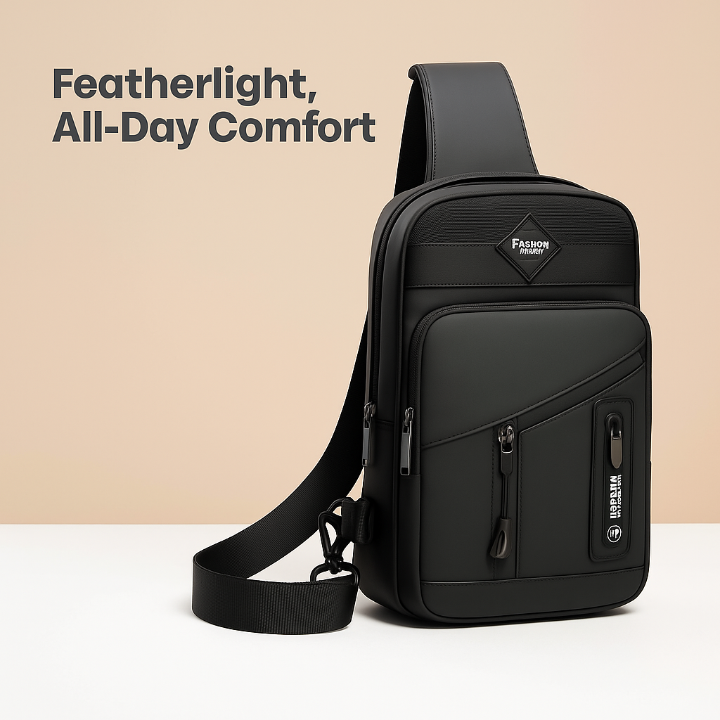 Large anti-theft messenger bag for men | Nathan