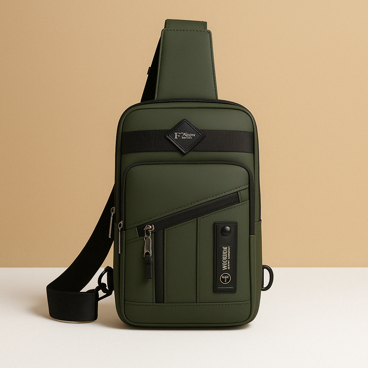 Large anti-theft messenger bag for men | Nathan