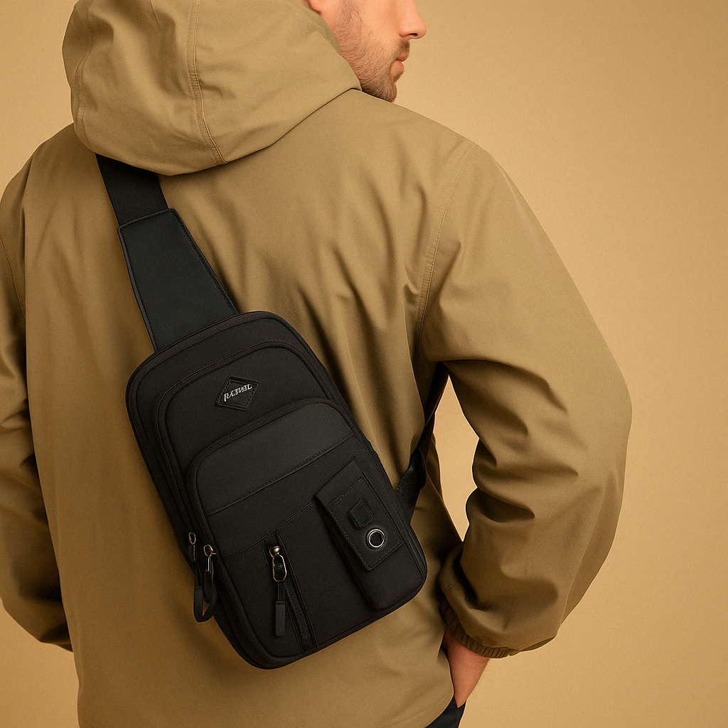 Large anti-theft messenger bag for men | Nathan