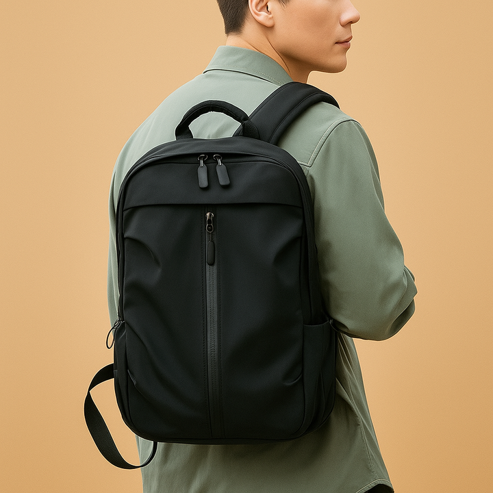 Water-resistant charging backpack | Ethan