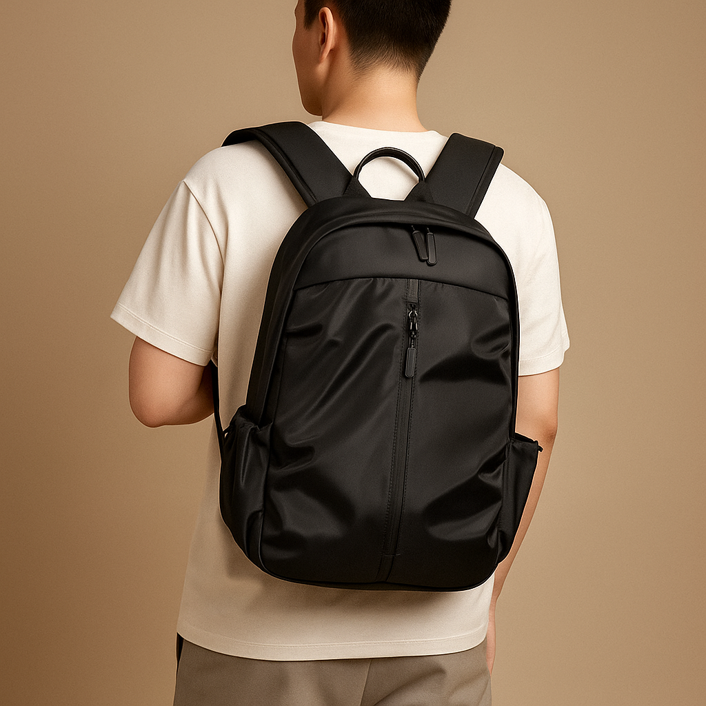 Water-resistant charging backpack | Ethan