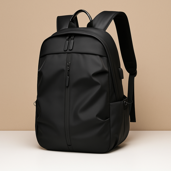 Water-resistant charging backpack | Ethan