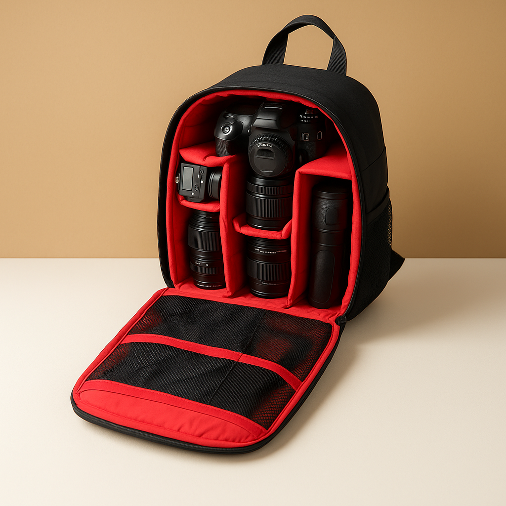 Waterproof camera backpack for men | Luca
