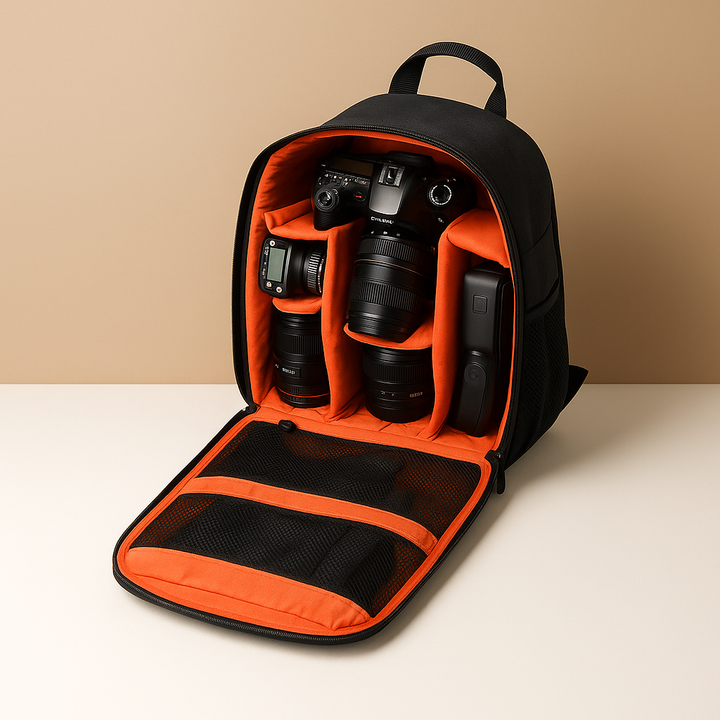 Waterproof camera backpack for men | Luca