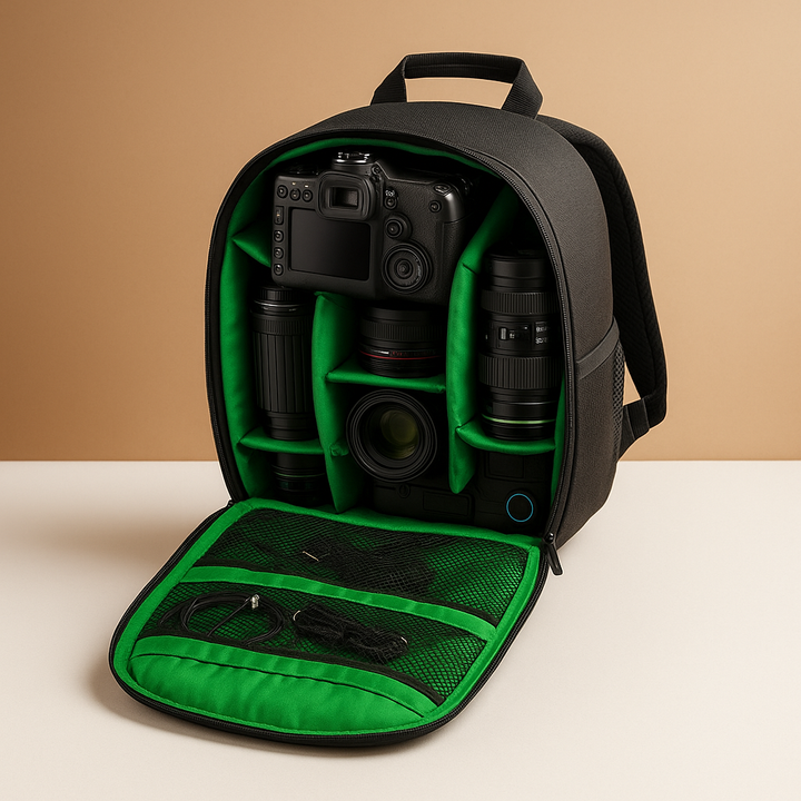 Waterproof camera backpack for men | Luca