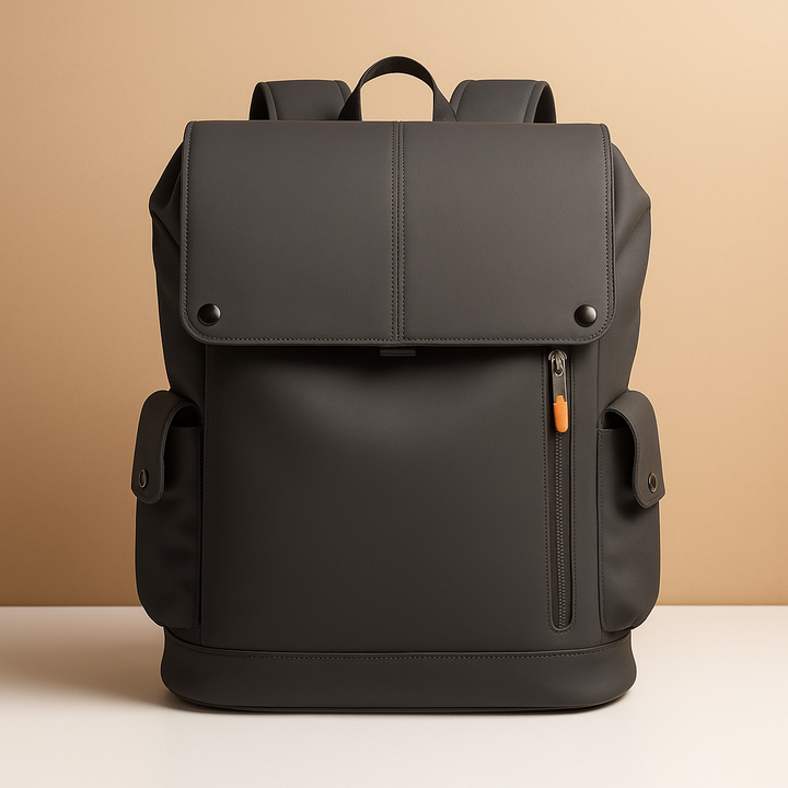 Waterproof leather laptop backpack for men | Maxwell