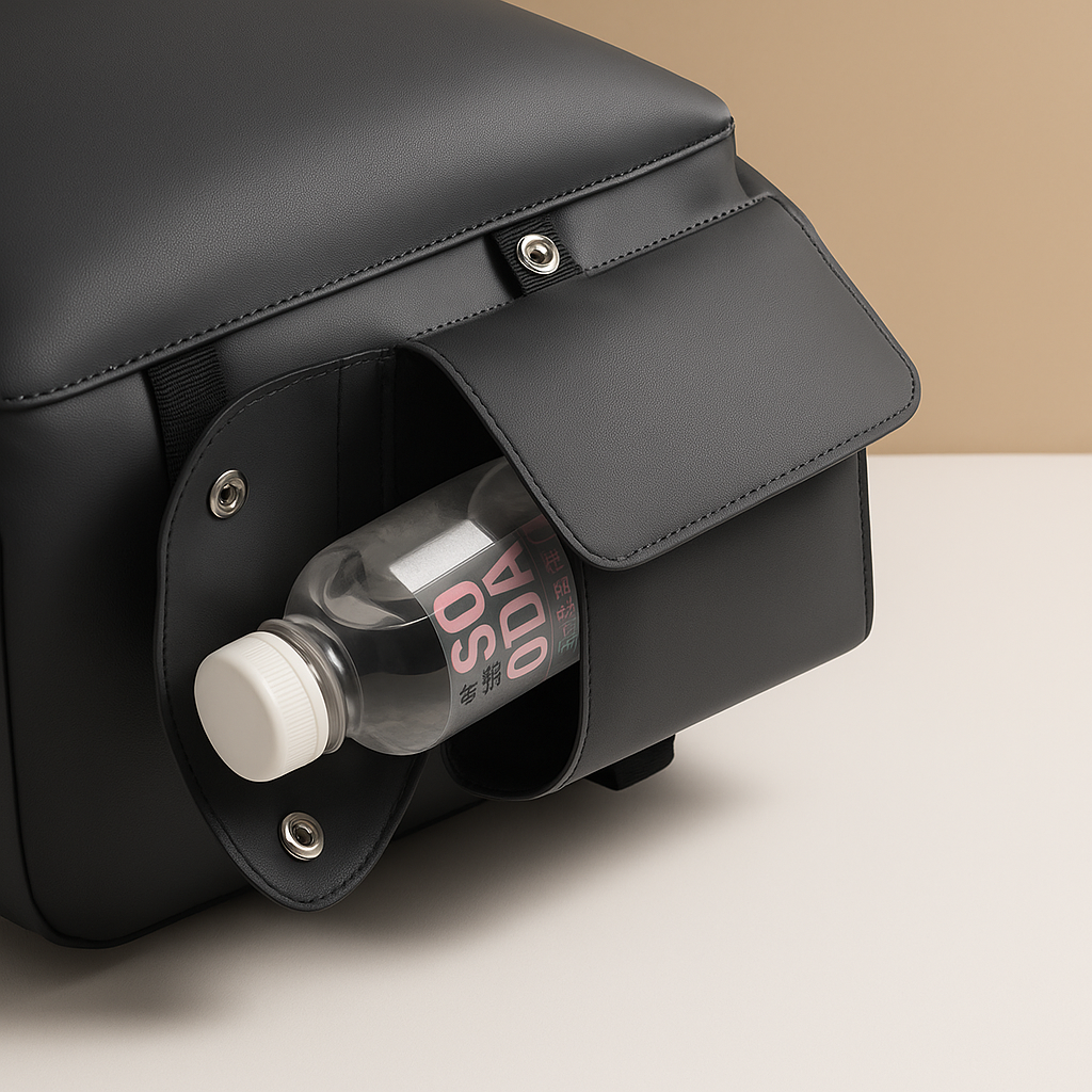 Waterproof leather laptop backpack for men | Maxwell