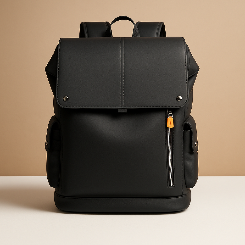 Waterproof leather laptop backpack for men | Maxwell