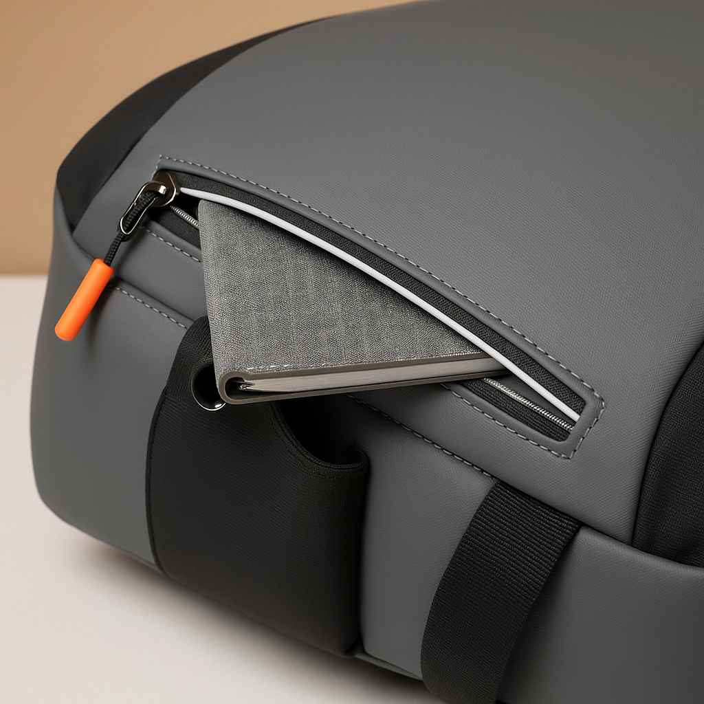 Waterproof leather laptop backpack for men | Maxwell